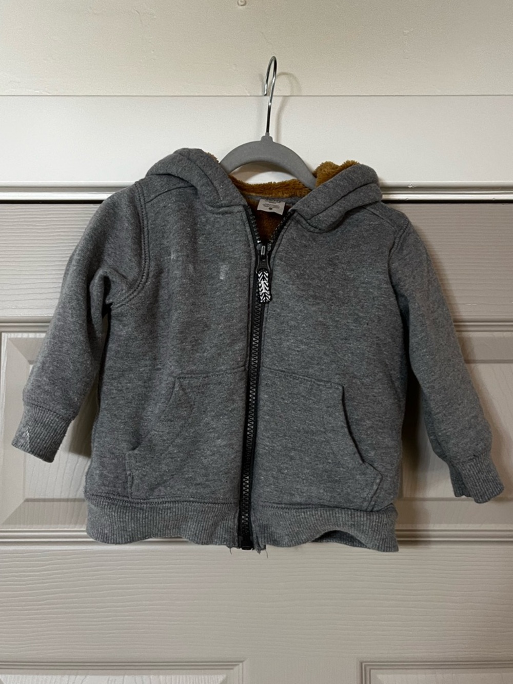 Carter’s plush lined zip up baby hoodie